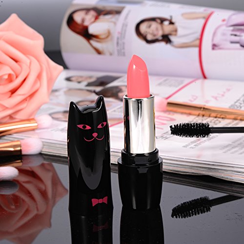 10 Farben Romantic Katze Lippenstift Wasserdichte Nicht Verblassen langanhaltend Moisturizing Lipstick Make-Up Lip Lipgloss 1 Stück Molie - 2