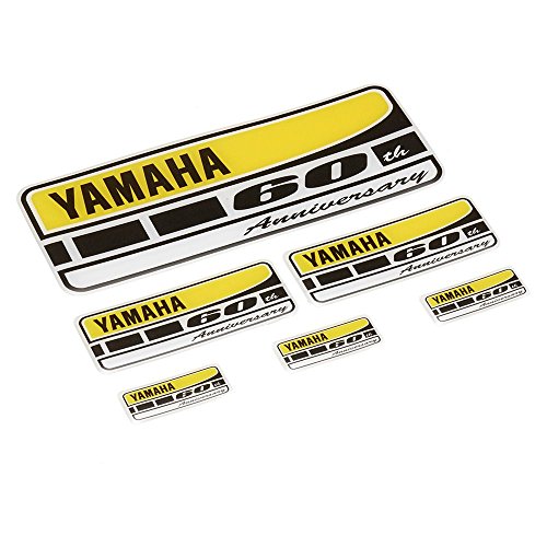 Price comparison product image Genuine Yamaha 60th Anniversary Resin Sticker Set