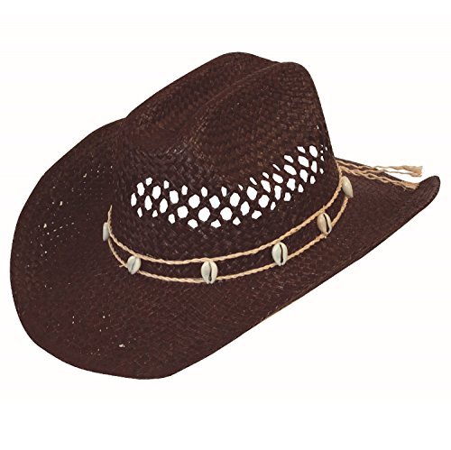 Preisvergleich Produktbild Scippis Western Cowboy Strohhut Clayton Braun Gr. M