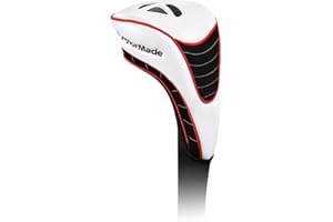 Capuchon universel semi perforé pour club de golf/driver/bois de parcours/hybride TaylorMade 2015., blanc