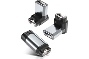 RUXELY Winkel USB C auf Garmin Adapter 3P,90 Grad Typ C Buchse Garmin Ladeadapter Datentransfer für Garmin Watch Fenix 8 7S 6X Pro Solar,Venu 3,Epix Pro,Forerunner 45 265 945 965,Instinct 2x,Approach S62 S70