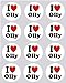 Produktbild 12 I Love Olly Murs herz design reispapier märchen / cup cake 40mm toppers vorgestanzt dekoration