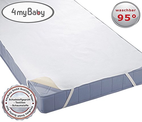 4myBaby BESONDERE TECHNIK Matratzenschutz Wasserdicht Matratzenschoner Wasserdichte Betteinlage Frottee 60x120 cm bis 220x200 cm - 9 Größen (160x200)
