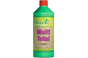 Dutch Pro Hydroponics Multi Total 250ml 1L 5L 10L Plant Nutrient Growth UK (250ml) Includes Free Syringe Worth £4.99