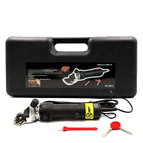 Yaufey® 320W Cheveux Tondeuse Animal Animaux Chien Mouton Chèvre électrique Professionnelle Cisaillement Fournitures De Bureau Kit, Cisailles de moutons chèvre Clippers animaux Shave Toilettage Ferme Pet Supplies élevage