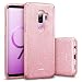 Produktbild ESR Glitzer Hülle kompatibel mit Samsung Galaxy S9 Plus, Sparkle TPU Schutzhülle, 3-Schicht, Kabelloses Laden kompatibel, Handyhülle kompatibel mit S9+ 6,2" (Rosegold)