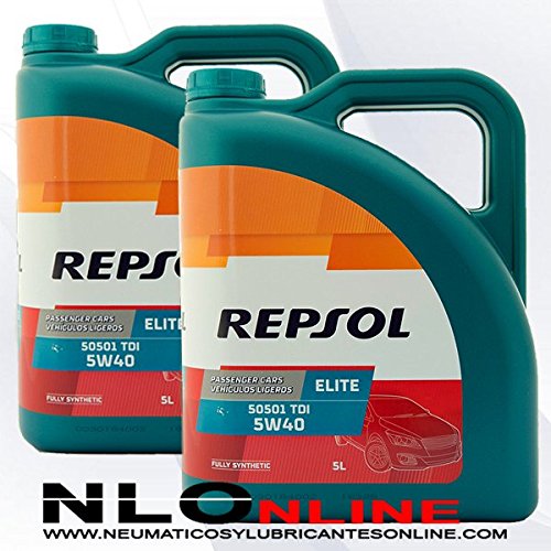 ACEITE MOTOR REPSOL ELITE TDI 50501 5W-40 10 LITROS