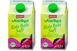 IL FRUTTAROLO È ANCHE BIO Voelkel Succo di Barbabietola Biologico Demeter, Fermentazione Lattica, 500 ml, Confezione da 2