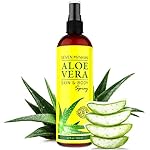 Aloe Vera SPRAY für Körper &amp; Haar - 99 % biologisch, Made in USA, Große Flasche mit 12 oz - EXTRA Stark - ERGEBNISSE ERZIELEN ODER GELD ZURÜCK - Einfach in der Anwendung - Keine VERDICKUNGSMITTEL, so zieht es schnell ein und hinterlässt keine klebrigen Rückstände.