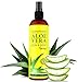 Aloe Vera SPRAY für Körper & Haar - 99 % biologisch, Made in USA, Große Flasche mit 12 oz - EXTRA Stark - ERGEBNISSE ERZIELEN ODER GELD ZURÜCK - Einfach in der Anwendung - Keine VERDICKUNGSMITTEL, so zieht es schnell ein und hinterlässt keine klebrigen Rückstände.