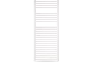 Radiador Toallero Cicsa ZETA T * Radiadores Toalleros de Agua Caliente Calefaccion (Medidas 1200 x 500 mm) * Secatoallas de Baño con (450 Ejes) * En Color Blanco * 10 AÑOS de Garantía