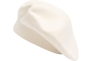 ZLYC Donna Cashmere Basco Scozzese Stile Francese Berretto