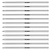 Price comparison product image PACK OF 12 MINI MICRO PEN REFILLS. THIS PEN REFILLS FITS: Swarovski, Cross, Cartier®, Lamy, Faber-Castell, Zebra, Tombow, Schneider, Schmidt, Parker, Pelikan, Monteverde, OHTO Pens (RED INK)