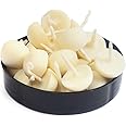 Om Phool Batti Cow Ghee Diya for Puja, 50 Pieces, Wax Free Vegan Ghee Batti/Wicks/Jyot for Puja Aarti, (Pack of 1, 50 pcs)