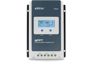 EP SOLAR Regolatore di Carica Solare MPPT 30A 12V / 24V Funzionamento Automatico con Display LCD Aggiornamento regolatore Solare Tracer3210AN (Tracer3210AN)
