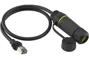 Lonlonty Starlink Ethernet Adapter for Starlink Gen 3 Mini Cable V3, Starlink Adapter SPX to RJ45 Waterproof for Wired External Network Quick Stable Connection Antenna Satellite Internet