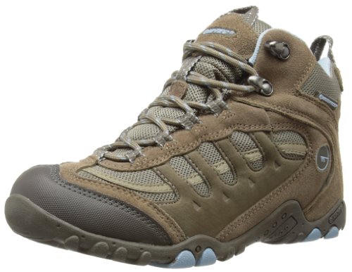 Hi-Tec Windermere Mid Wp, Women’s High Rise Hiking Shoes, Brown (Brown/Light Blue), 6 UK (39 EU)