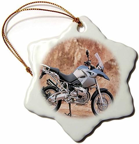 cwb2jcwb2jcwb2j 3-Inch Porcelain Snowflake Decorative Hanging Ornament, Bmw Motorcycle