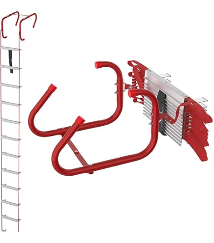 Échelle de Secours en Cas d'incendie 3 étages | Échelle de Sécurité en Corde de Échelle de Secours en Cas d'incendie 3 étages | Échelle de Sécurité en Corde de
