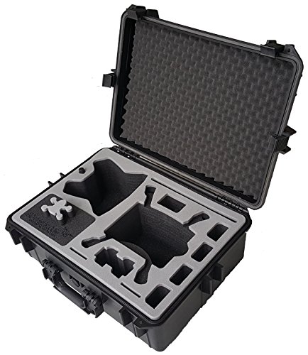 Professional carry case fits for Parrot Bebop 2 with Sky Controller 2 made by MC-CASES - Excellent Cases - THE ORIGINAL (Parrot Bebop 2 FPV)