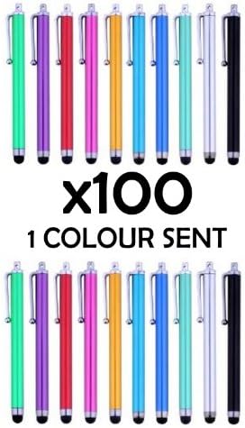 Teepee Online® 100 x QUALITY STYLUS PENS for TOUCH SCREENS, IPAD, TABLET, IPHONE, SAMSUNG ETC