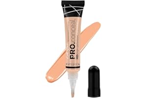L.A. Girl PRO.Conceal HD High Definition Concealer, Porcelain 8g - Creamy Blendable Formula for Flawless Coverage, Colour Correcting & Highlighting