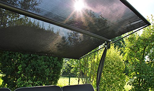 Angerer Elegance Style Hollywoodschaukel Style, Grau, 3-Sitzer - 5