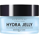 Germinal Sensations Hydra Jelly Hydrating Gel Hyaluronic Acid, 50 ml | With antioxidant vitamin C and multi-level hyaluronic;