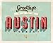 Produktbild Alu-Dibond-Bild 60 x 50 cm: "Vintage Touristic Greeting Card - Vector EPS10", Bild auf Alu-Dibond