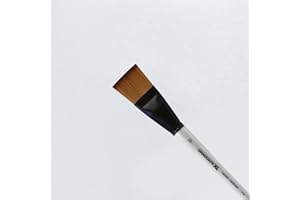 DALER ROWNEY Daler-Rowney Graduate XL Multi-Technique Brush, Soft Synthetic Hair, Long Handle, Flat, 30
