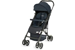 RECARO Kids, Easylife Elite 2, Passeggino Reclinabile, Passeggino da Viaggio con Meccanismo di Ripiegamento a una Mano, Parasole, Ergonomico, per Bambini di 3 Anni (Max 15 kg), Prime Mat Black