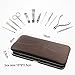 Mobengo 12Pcs Nail Care Personal Manicure & Pedicure Set, Travel & Grooming Kit Stainless Steel Personal and Professional Use Ergonomic Different Tools Nails Clippers