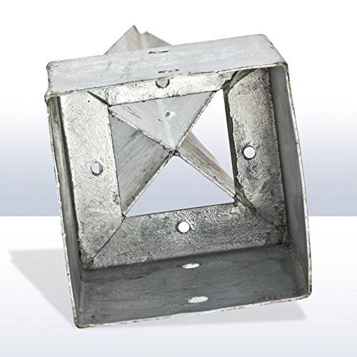 DEMA Pfosten – Einschlagbodenhülse 121x121x900 - 4