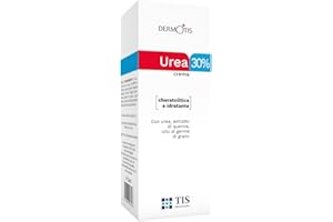 TIS FARMACEUTIC TIS - Crema con urea 30%, per rimozione cicatrici e ferite, eczemi, cheratosi, psoriasi, eruzioni cutanee. Con acido lattico - Alfaidrossiacidi, corteccia di quercia e olio di germe di grano.