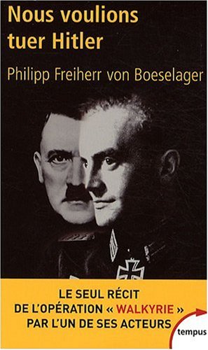 couverture de : Nous voulions tuer Hitler