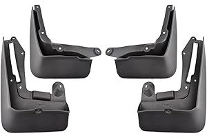 XUKEY Mud Flaps Set for 5 Series G30 G31 2017-2023 Sedan Saloon Touring Front and Rear Splash Guards MudFlaps Mudguards for 2018 2019 2020 2021 2022 Car Accessories
