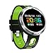 Produktbild COLORFUL X9-VO Sport Smart Watch IP68 wasserdichte Tracker Fitness Bluetooth Aktivitätstracker Schrittzähler Uhr mit Herzfrequenz Monitor iOS und Android Handy Herren Damen (Grün)