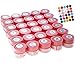 30PCS MIX PURE COLOR UV GEL UV NAIL ART BUILDER GEL SET FOR NAIL TIPS 5ML EACH