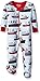 Hatley Baby-Boys Infant Footed Coverall -Ocean Liner Footies, Multicoloured (White), 6-12 Months