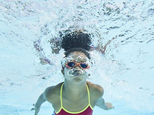 Zoggs Kids' DC Super Heroes Wonder Woman Printed Swimming Goggles - Red/Yellow/Purple, 0-6 Years