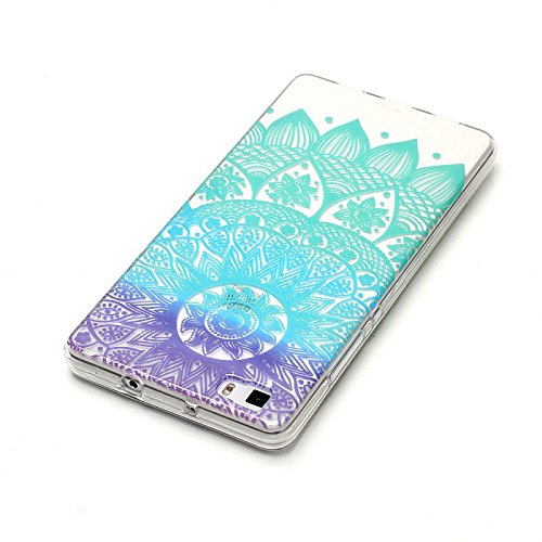 Huawei P8lite Funda   ALE-L21 Funda  FQY-TEC  altamente transparente  Silicona  TPU blanco  Funda para Huawei P8lite  5 0   31