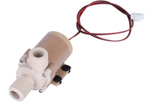 ESTINK Pompa Solare di Circolazione dell'acqua, DC 12 V, Pompa di Circolazione Acqua Calda/Acqua di Raffreddamento, 6,5 l/min Pompa Acqua Senza Spazzole Pompa Acqua Solare Bassa Rumorosità