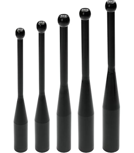 Clubbell De Entrenamiento Funcional - 4 Kg, Acero, Para Fuerza, Rotación Y Coordinación