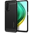Spigen Cover Rugged Armor Compatibile con Xiaomi Mi 10T e Compatibile con Mi 10T Pro - Nero