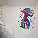 AMAZING HUGE SPIDERMAN Wall Stickers Boys Kids Bedroom Mural Art Wallpaper Decal