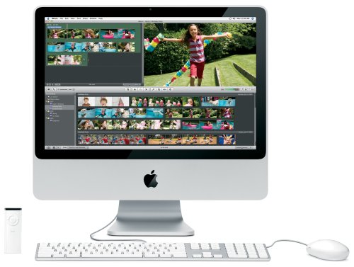 Apple MA876 iMac 50,8 cm (20 Zoll) Desktop-PC (Intel Core 2 Duo 2,0 GHz, 1GB RAM, 250 GB HDD, DVD+- DL RW, ATI Radeon HD 2400 XT)