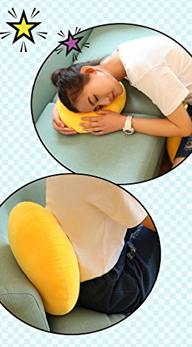 Emoji-Kissen Face Kissen, purple-salt ® – Emoticon niedlich weich gefüllt bequem Plüsch Smiley Kissen, 28 cm/30,5 cm gelb rund dick, bunte Neuheit Geschenk - 2
