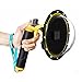 Produktbild KOBWA Telesin 6 '' Unterwasser Dome Port Kamera Objektiv Transparente Abdeckung für GoPro Hero 6/5 mit Wasserdichtem Gehäuse Fall Hand Floating Grip und Knopf (Schwarz)