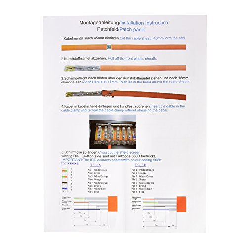 TPFNet Premium Patchfeld, Patchpanel Cat 6A, Patchpanel Cat.6A, 12 Port, 12-fach 10″ – 10 Zoll / 1 HE, mit LSA Anschlussklemmen, zum Anschluß von Netzwerk Verlegekabel, hellgrau RAL 7035, voll geschirmtes Metallgehäuse, Patch Panel mit 12x RJ45 Buchse, geschirmt - 6