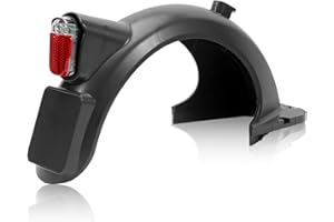 Anlseiod Parafango Posteriore con fanale Posteriore per Segway Ninebot Max G30/G30D/ G30LP / G30LE / G30LE II Parafanghi Posteriore Accessori di Ricambio
